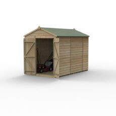 5013053196984 1 Beckwood 6x10 Apex Shed No Windows Double Door with Installation.jpg